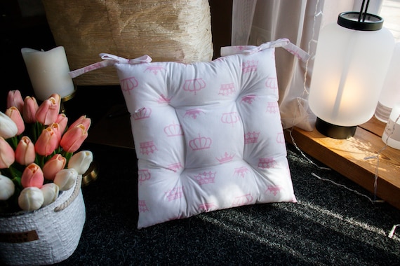 Kids Chair Cushion Child Pillow for Chair Crown Chair Cushion Square Cushion Etsy