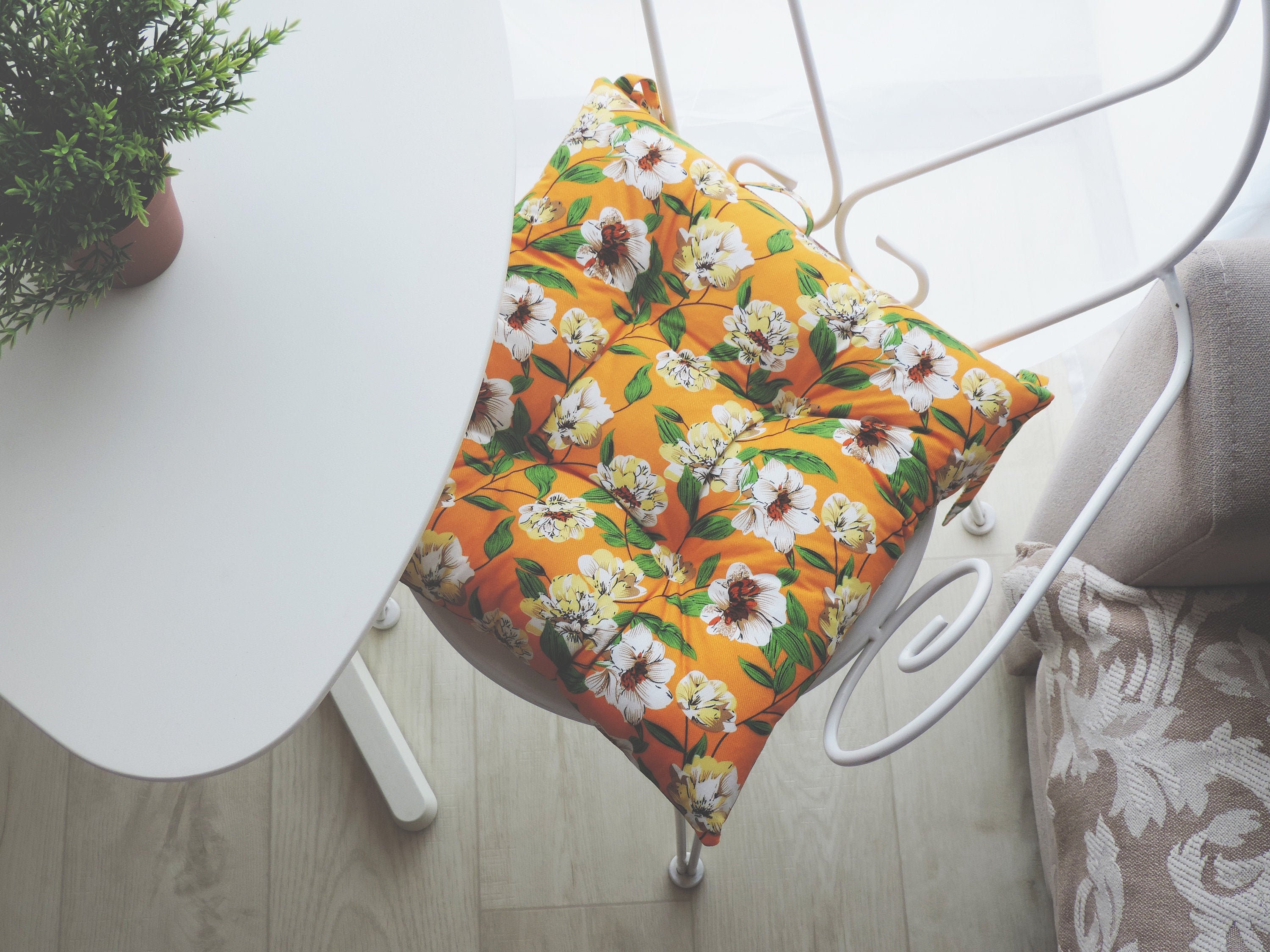 Handmade Pillows for chairs Cushion for chair Square pillow Etsy