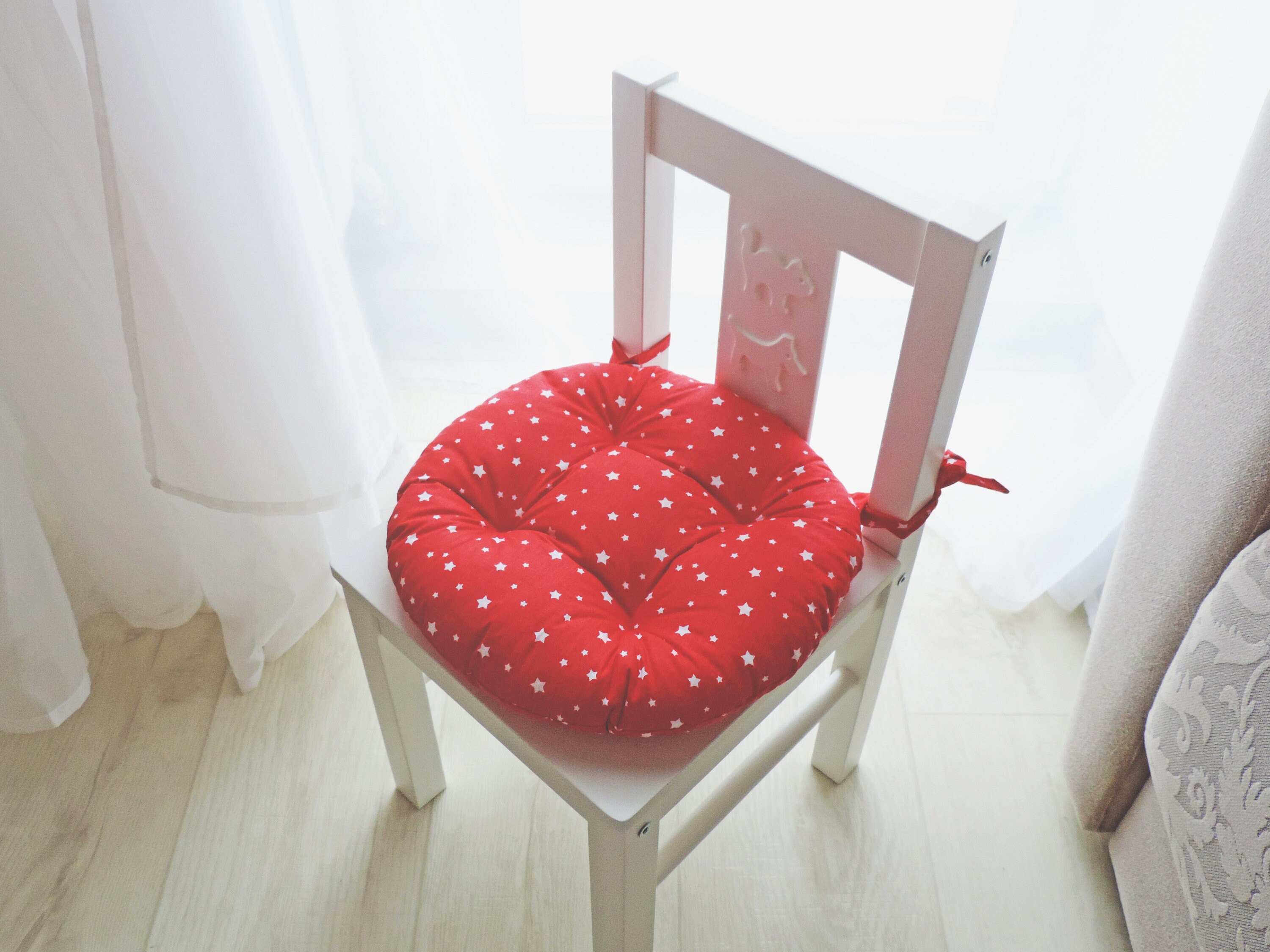 Kids chair cushion Child pillow for chair Stars Chair Etsy