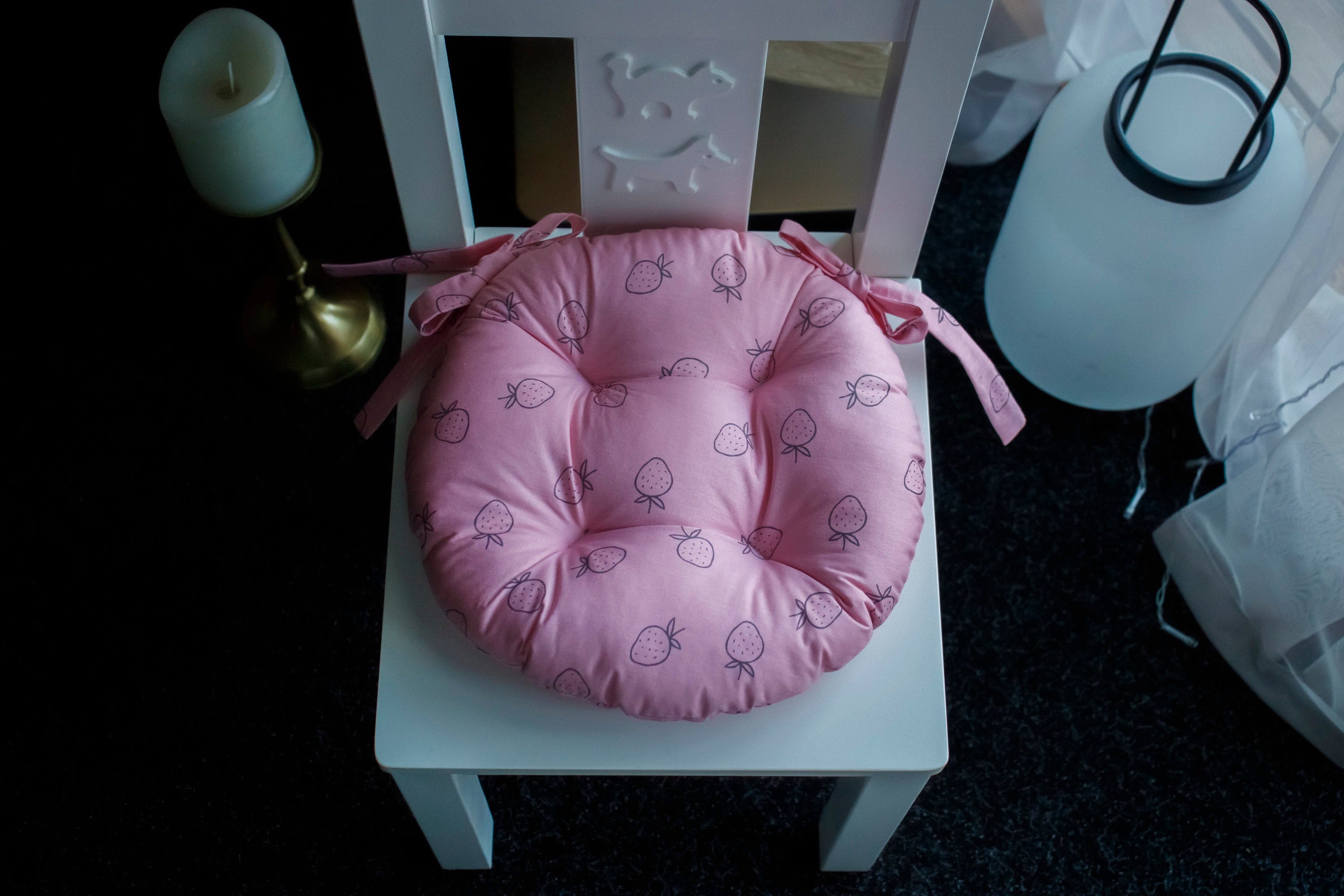 Kids chair cushion Child pillow for chair Strawberry Chair Etsy