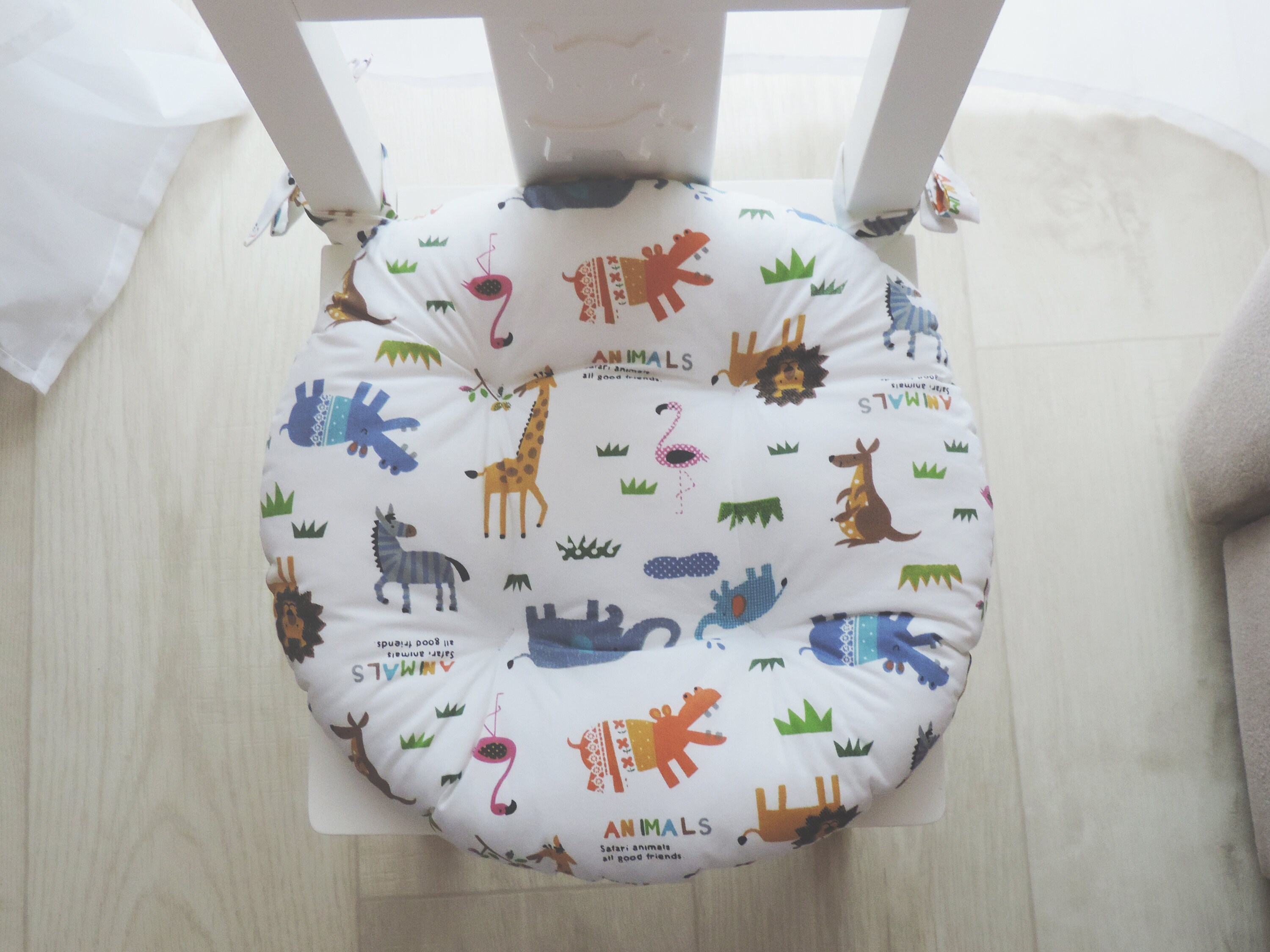 Kids chair cushion Child pillow for chair Animals Chair Etsy
