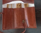 Bamboo crochet hooks with case Häkelnadeln Set 12 Stück Holz Häkelnadeln Etui Set Bambus Häkelnadel häkeln