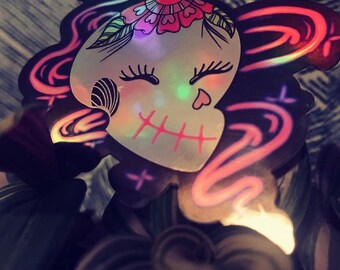 Day of the dead sugar skull