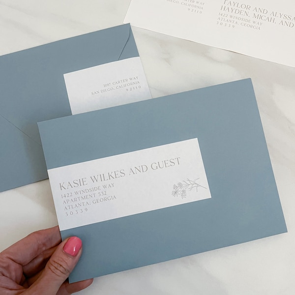 Labeling Wedding Invitations Etsy UK