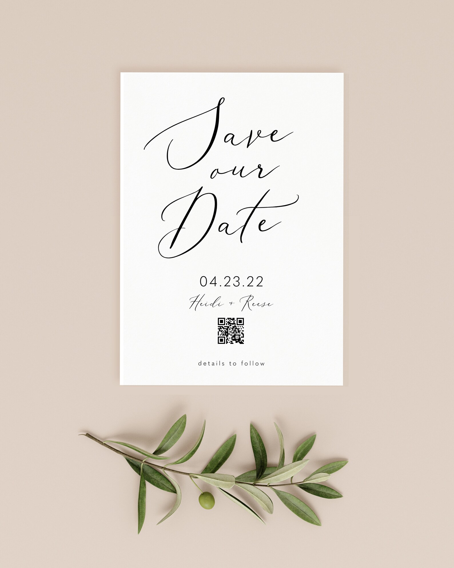 QR Code Save The Date Template Minimalist Save Our Date Card Etsy Ireland qr-code-save-the-date-template-minimalist-save-our-date-card-etsy-ireland