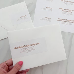 plantilla de etiqueta de dirección de sobre retro para invitaciones de boda, pegatina de dirección boho imprimible, direcciones de boda diy, descarga instantánea