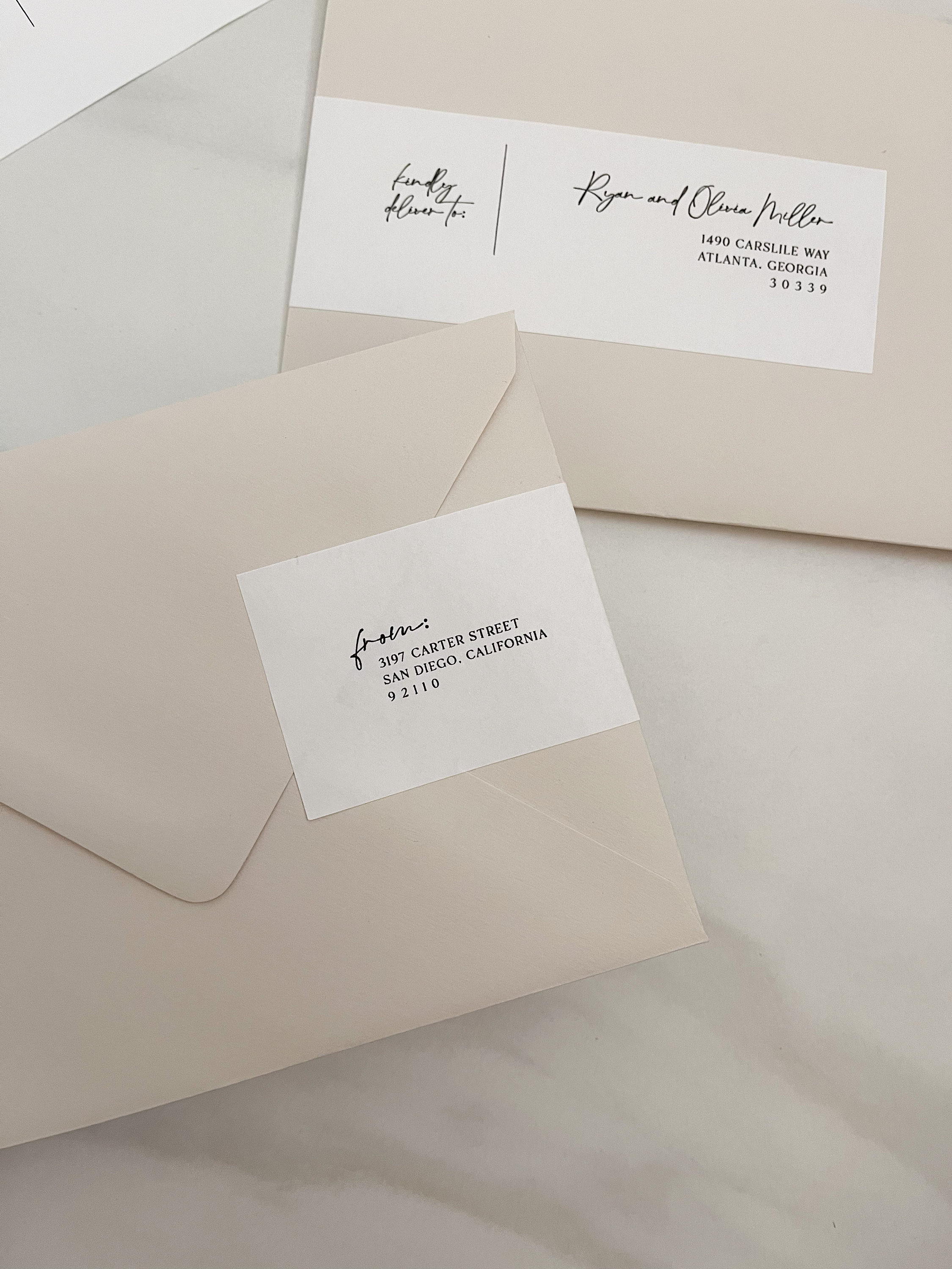 Wrapping Address Labels Printable Wrap Around Address Label Template, Diy Address Stickers for ...