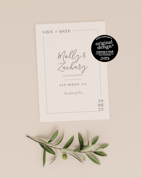 Vellum Overlay Save the Date Template, Printable Modern Save Our Date Card, Translucent  Paper DIY Announcement, Clear Invitation, Download (Instant Download) - …