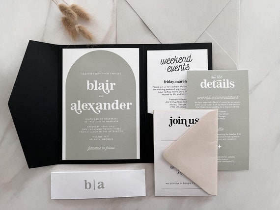 Paper Invitation Kit