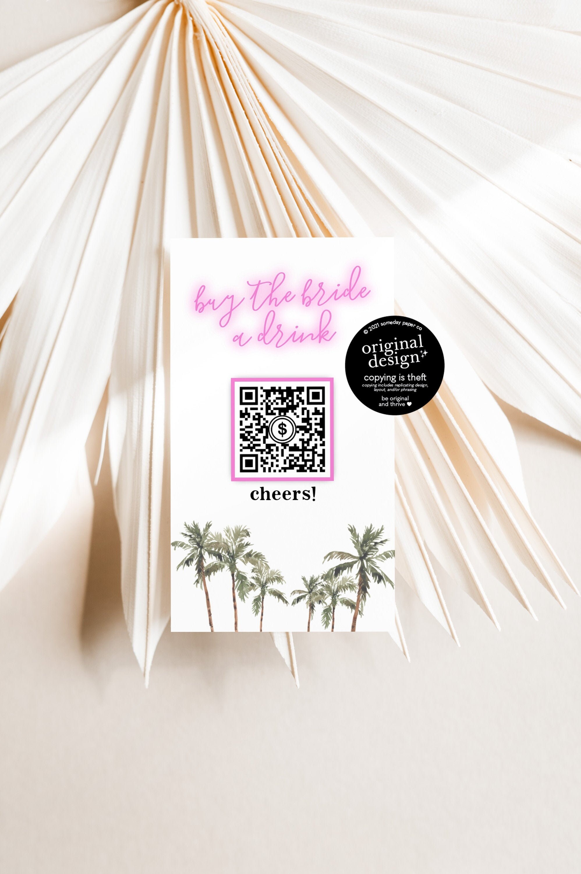 Buy the Bride a Drink Card Template Printable Bachelorette | Etsy