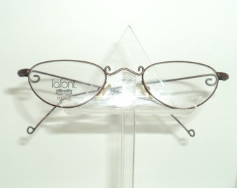 Jean Lafont  eyewear, metallic  brown , Philosophic style; design by Lafont Paris