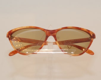 Sonia Rykiel SR17new-old sunglasses, Parisian style, in cellulose acetate with tortoiseshell appearances; design by Sonia R in France