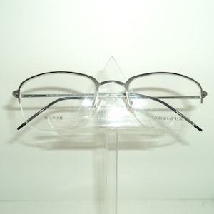 Giorgio Armani titanium eyeglasses, model 138, made in italy