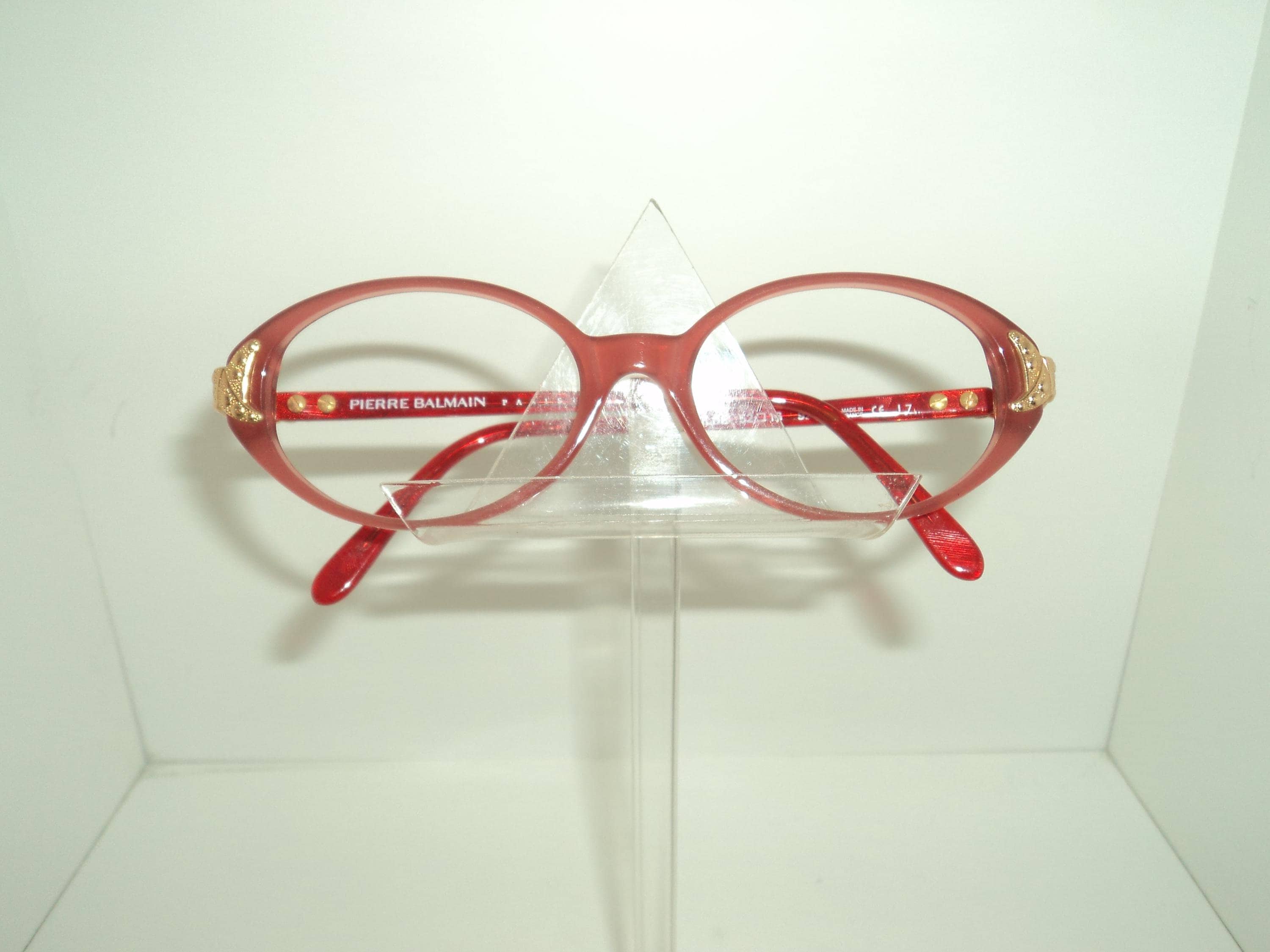 Balmain Red and Gold Eyewear Balmain® Eyewear - B-II Sunglasses | Specs Collective main image 2
