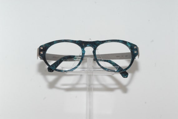 Karl Lagerfeld original glasses, with silver bran… - image 1