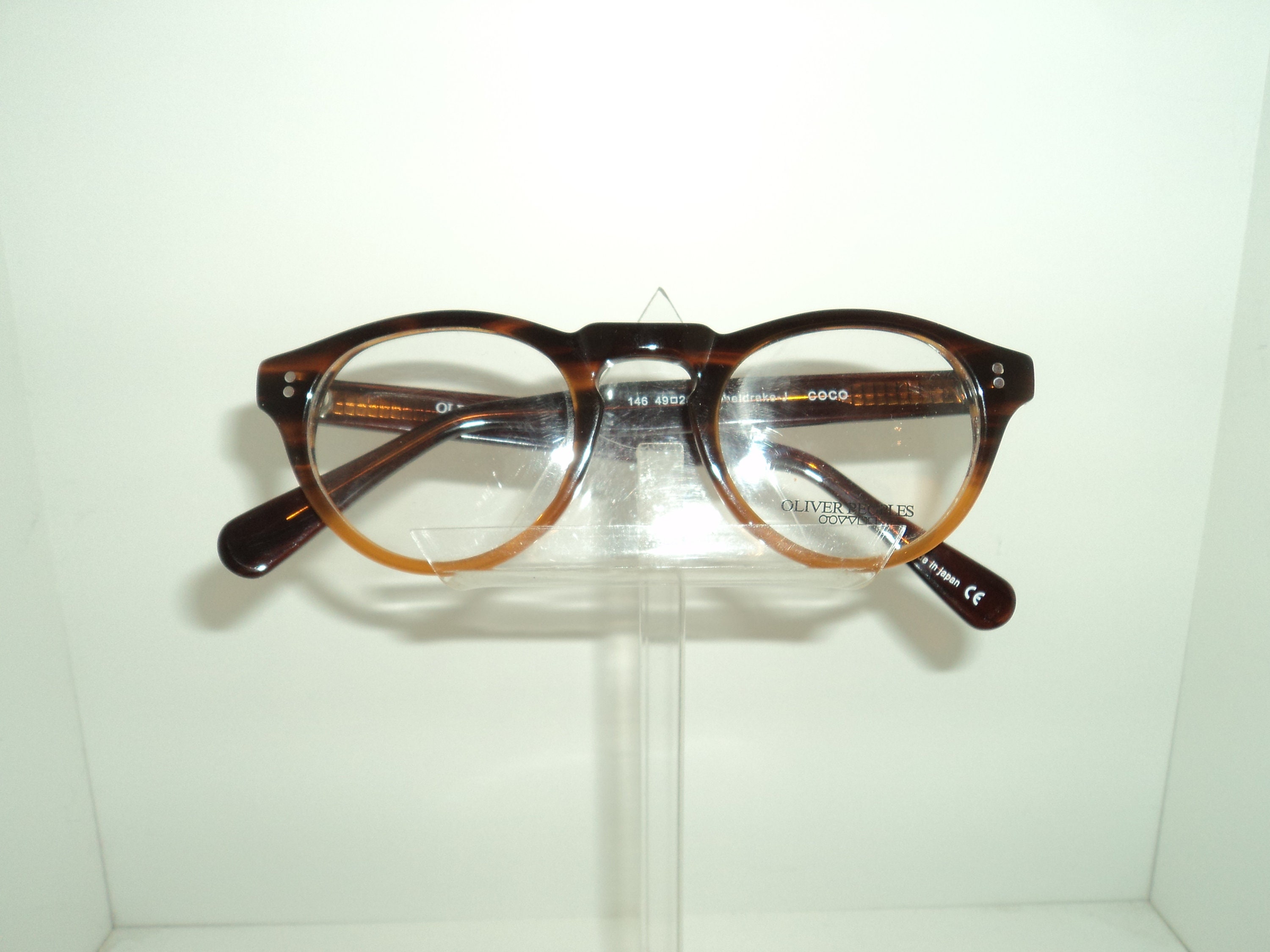 Oliver Peoples Eyeglasses, Model Sheldrake-j, Made in Japan