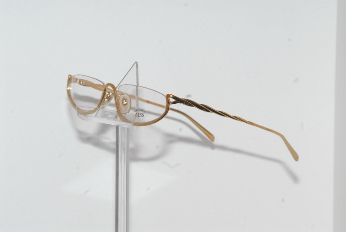 Optical Affairs Golden Reading Glasses New York Style With Etsy UK