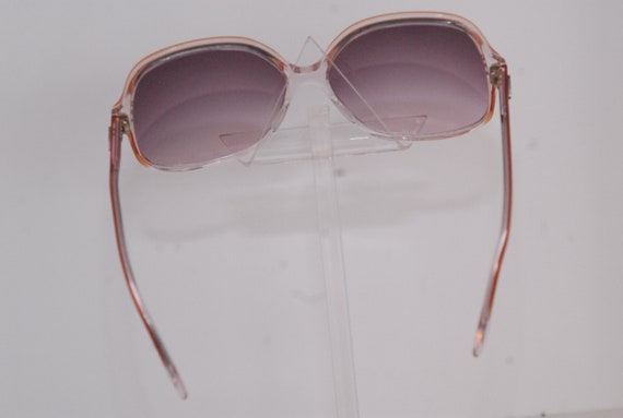 Sunsafe  sunglasses, oversize model, white-trandu… - image 3