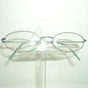 Giorgio Armani eyeglasses,model 1072-B, demi-lune style, made in italy