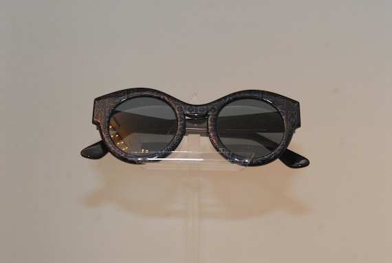 Esprit fashion sunglasses with grey patterns in cellulose acetate London fresh style with attractive look made in San francisco Etsy