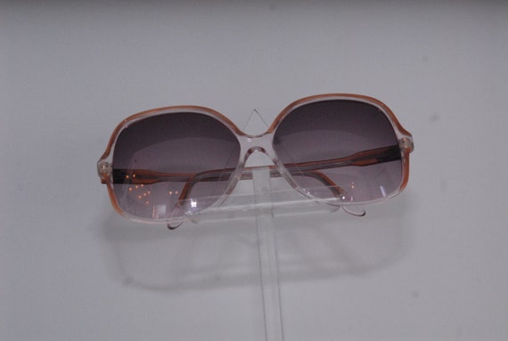 Sunsafe  sunglasses, oversize model, white-trandu… - image 1