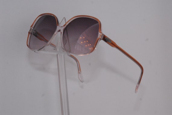 Sunsafe  sunglasses, oversize model, white-trandu… - image 2