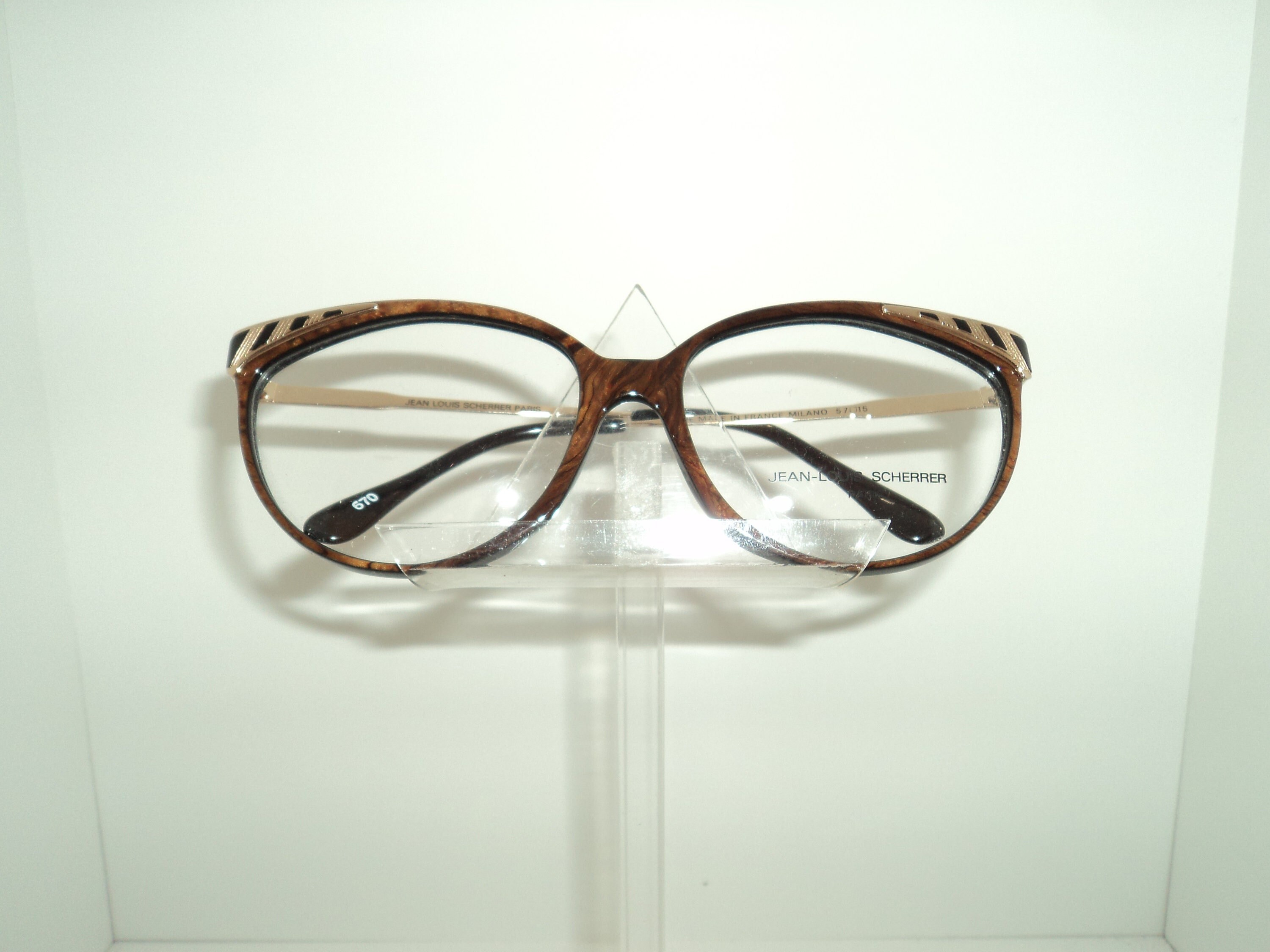 Jean louis Scherrer Eyewear Parisian Style With Goldsh Inlays