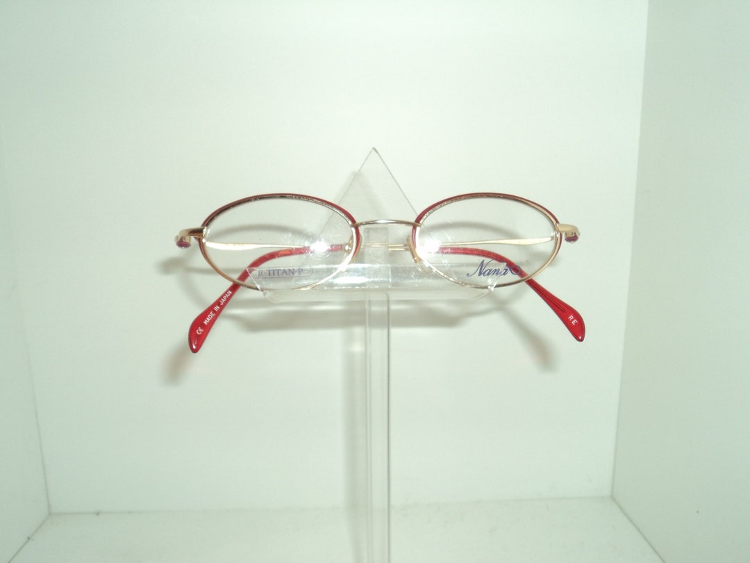 Nana Eyeglasses,titanium, Made in Japan Etsy