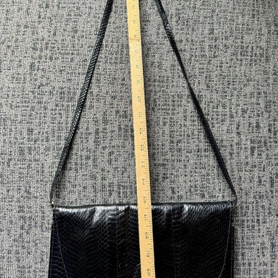Vintage Python (?) Snakeskin Crossbody Or Clutch … - image 9
