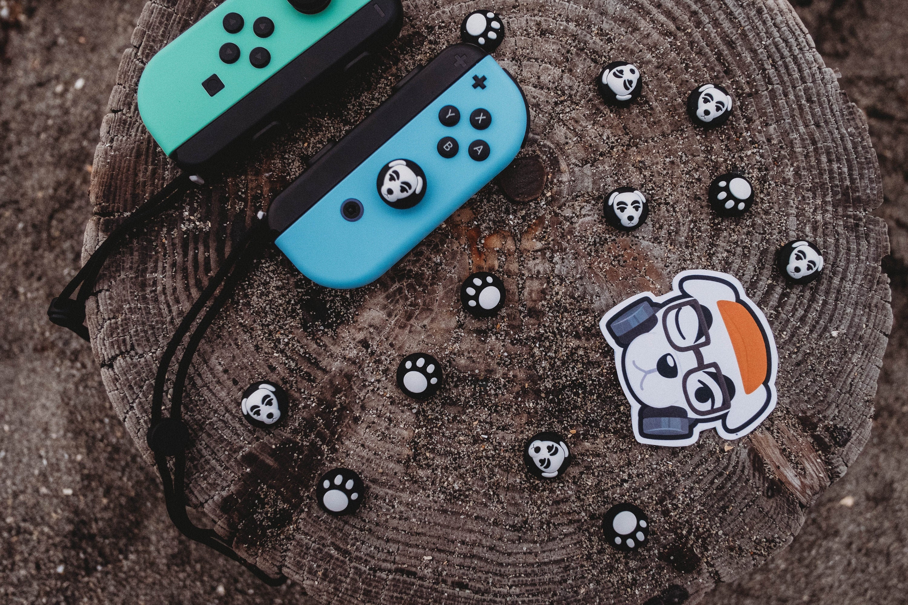KK Slider Animal Crossing Thumb Joycon Joystick Cap Grip Controller S…