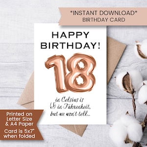65e carte d'anniversaire drôle imprimable pour maman, carte d'anniversaire de 65 ans pour elle, carte d'anniversaire météo drôle pour un ami de 65 ans, téléchargement immédiat, numérique