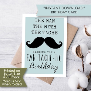 Lustige Geburtstagskarte für Papa zum Ausdrucken, Geburtstagskarte für Vater, Happy Birthday Card von Coworker, für Ihn, digitaler Download