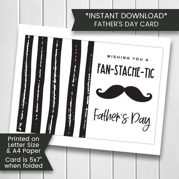 Mustache Fathers Day - Etsy