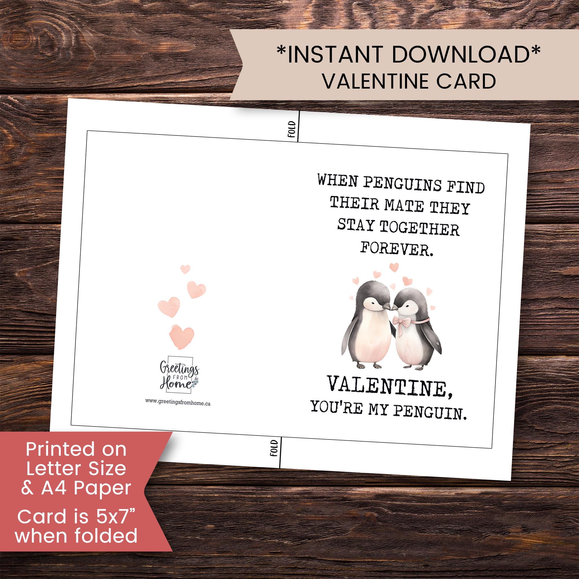 Valentijnskaart | Grote kaart | Love you