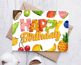 Carte D'anniversaire Cousin Pour Enfants Avec Yummy Burger Design - Carte D'anniversaire Pour Cousin - Carte D'anniversaire Cousin Pour Enfants - Canada