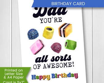 Tarjeta Cumpleaños Humor Inglés Tarjeta Cumpleaños Divertida Papá - You Croc! Feliz Cumpleaños Tarjeta Cumpleaños Regalo Padre