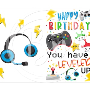 Video Game Birthday Card Printable, Printable Gamer Birthday Card, for ...