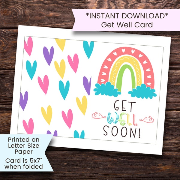 Get Well Card - Etsy