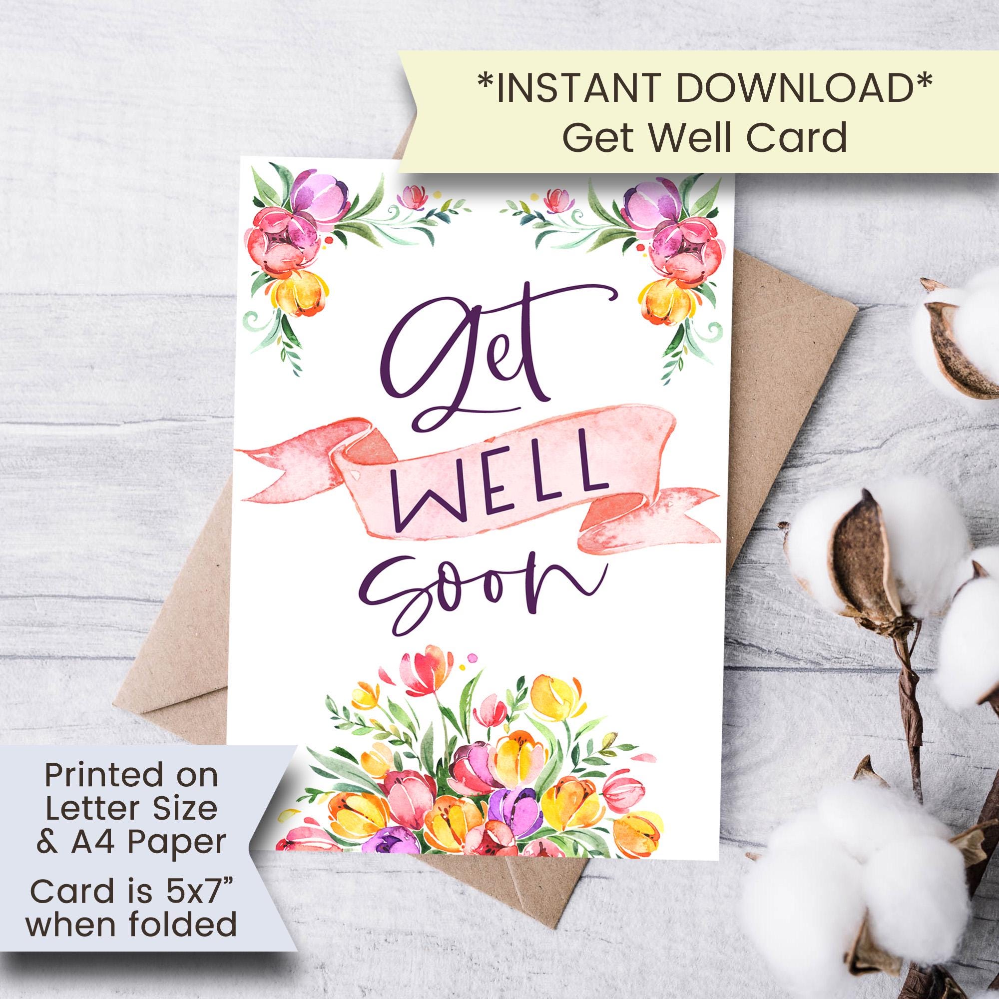Christian Get Well Card Printable - Etsy christian-get-well-card-printable-etsy