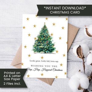 Carte de Noël amusante à imprimer pour un ami, carte de Noël pour amateur de cinéma, carte de Noël classique pour cinéphile, numérique