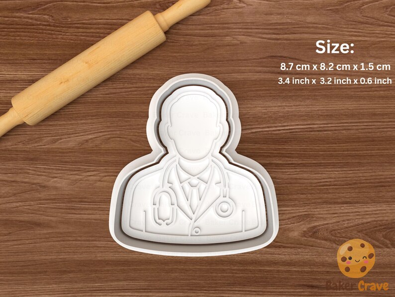 Doctor Cookie Cutter Set STL File – 3D Printing Digital File – Instant ...