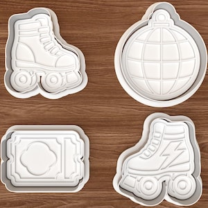 Skate Disco Cookie Cutter Set – 3D Printing Digital File – Instant Download