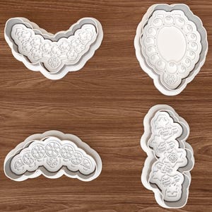 Christmas Edible Garland Cookie Cutter Set – 3D Printing Digital File – Instant Download