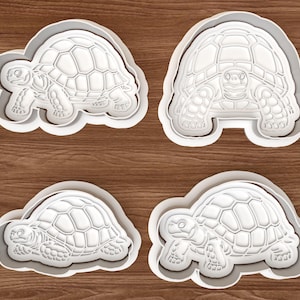 Tortoise Cookie Cutter Set – 3D Printing Digital File – Instant Download