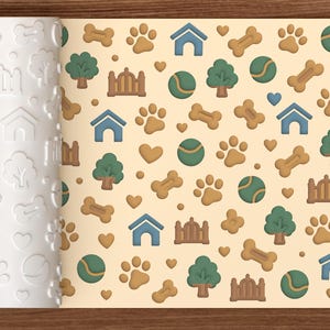 File STL per rullo testurizzato per parco cani – File digitale per stampa 3D – Download immediato