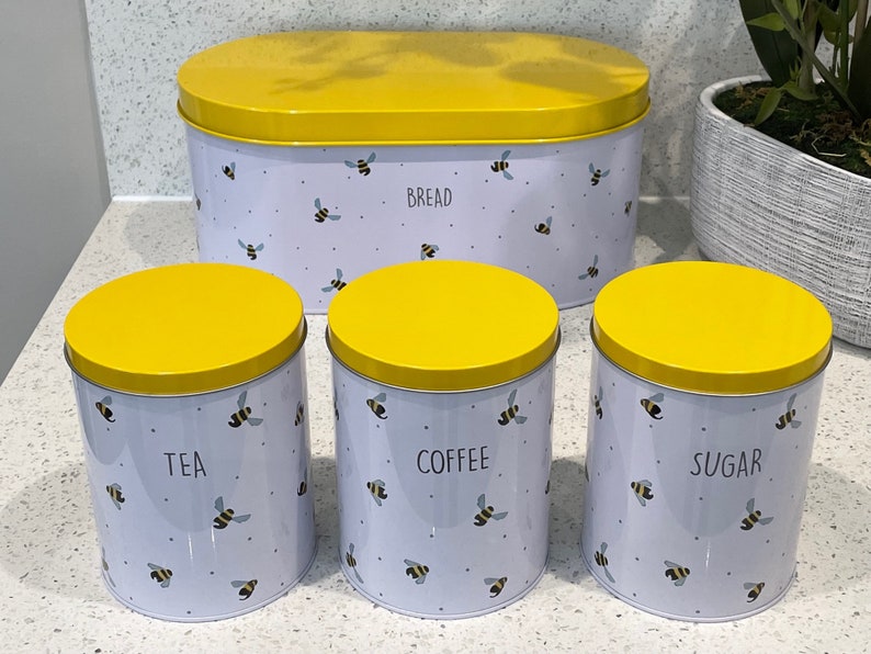 Bee Canister Set for the Kitchen 