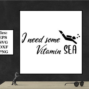 I need some vitamin sea 2 txt Digital File, SVG, PNG, DXF, eps