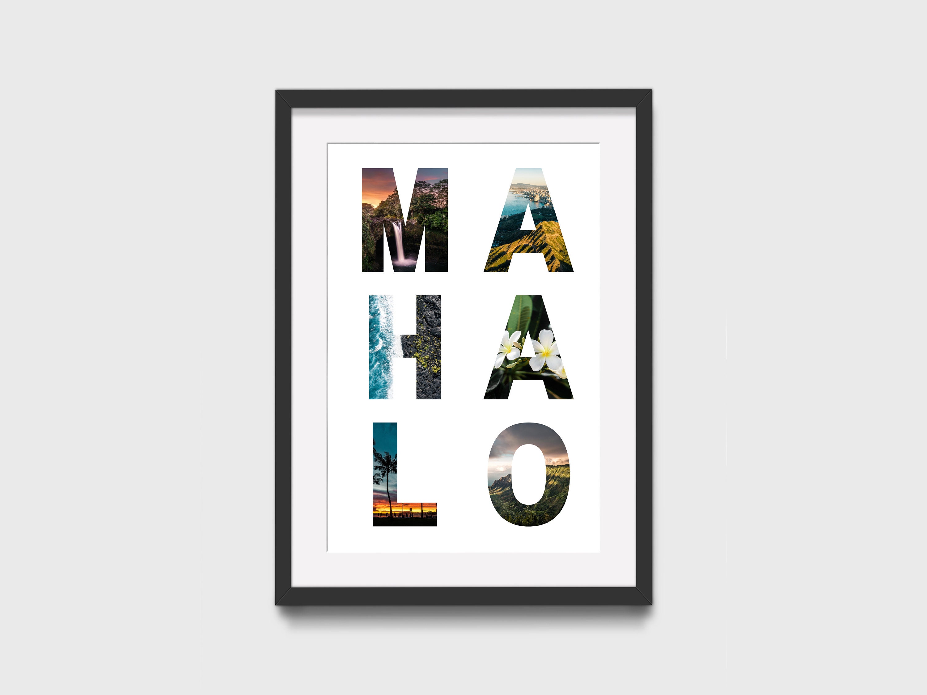 Printable Wall Art, Hawaiian Decor, Hawaii Poster, Hawaii Wall Art