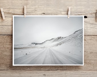 Printable wall art, iceland artwork, iceland wall art, iceland print, winter nature print