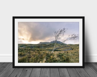 Schottland Poster, schottische Landschaft, verschiedene Fotopapiere und Größen